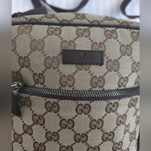 Gucci Shoulder Messenger Canvas Crossbody Bag - Picture 15 of 16